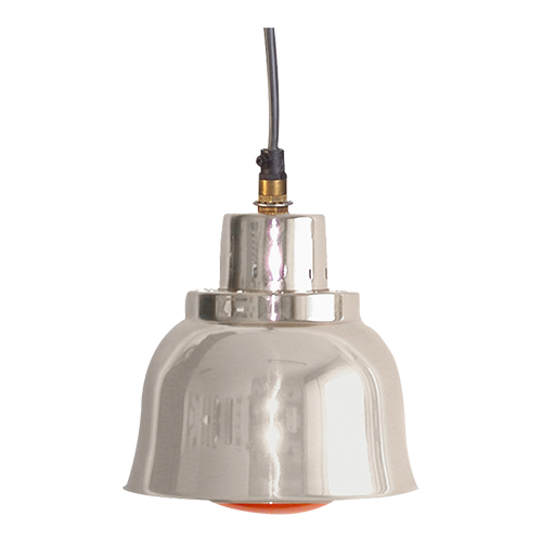 Warmhoudkap+Lamp Aluminium Ø23cm Warmhoudkap+Lamp Aluminium Ø23cm