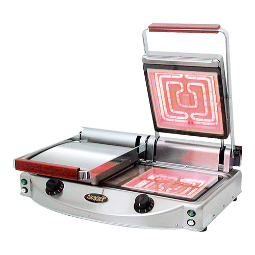 Contactgrill 2 Keram. Gladde Platen