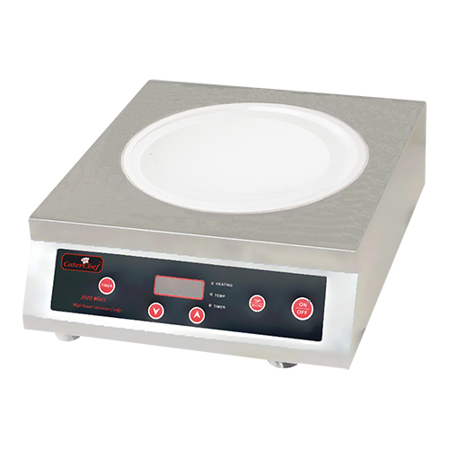 WOK-Inductiekoker RVS 37,5x42 cm WOK-Inductiekoker RVS 37,5x42 cm