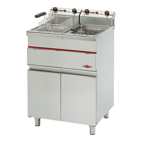 Friteuse Staand Model, Dubbel 9+9L Friteuse Staand Model, Dubbel 9+9L