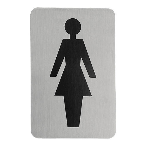 Pictogram Vrouw RH 11x6cm Pictogram Vrouw RH 11x6cm