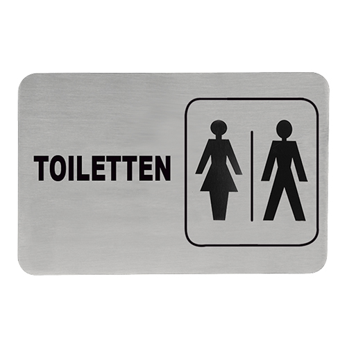 Tekstplaatje 'Toiletten' RH 11x6cm