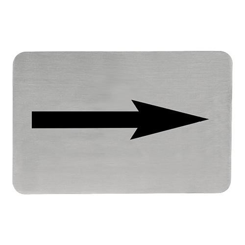 Pictogram Pijl RH 11x6cm Pictogram Pijl RH 11x6cm