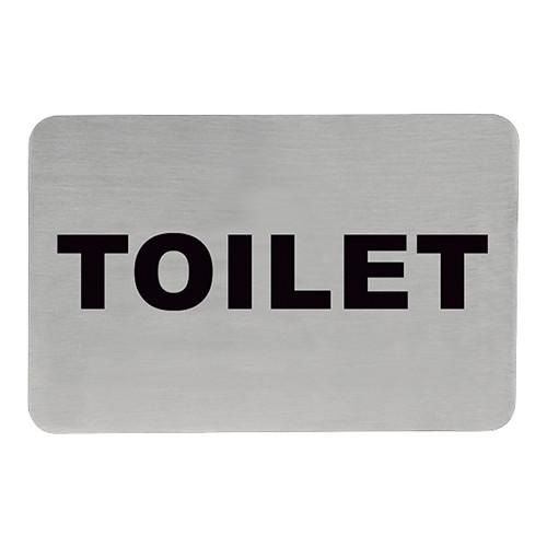 Tekstplaatje 'Toilet' RH 11x6cm