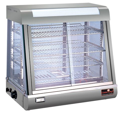 Warmhoudvitrine CaterChef Zilver