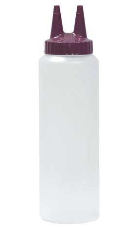 Knijp/Doseerfles dubbele uitloop