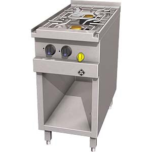 MKN Optima 2-Vlams Kooktafel