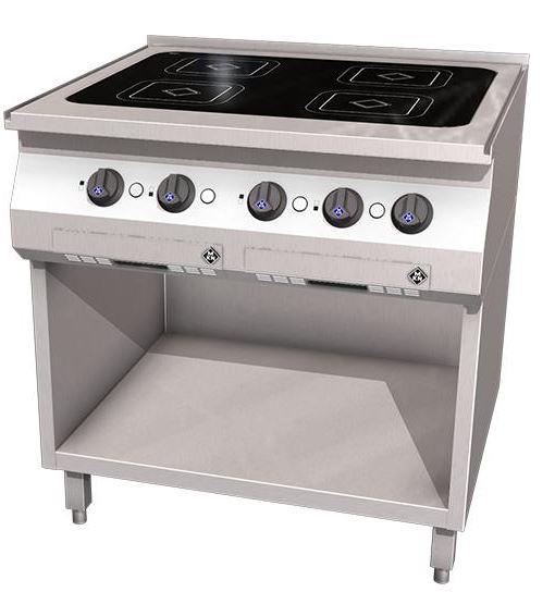 MKN Hotline 4-pits Induct Kooktafel