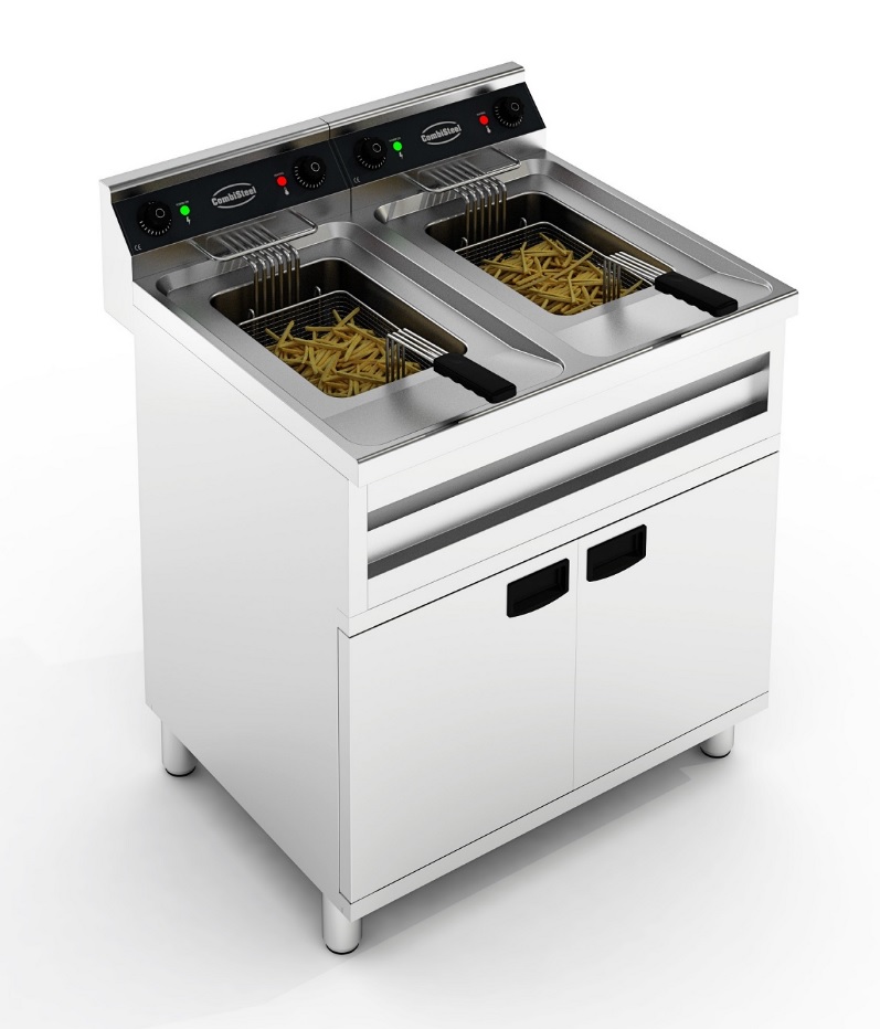 Friteuse Staand 2x12L 2x9kW Friteuse Staand 2x12L 2x9kW