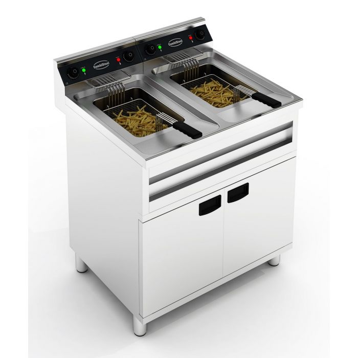Friteuse Staand 2x12L 2x6kW Friteuse Staand 2x12L 2x6kW