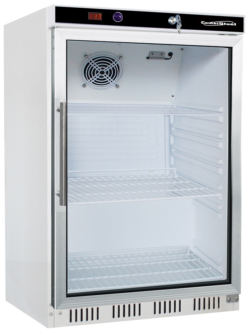 Koelkast Wit met glasdeur