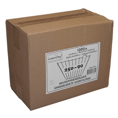 Koffiefilters 250/90 Ongebleekt