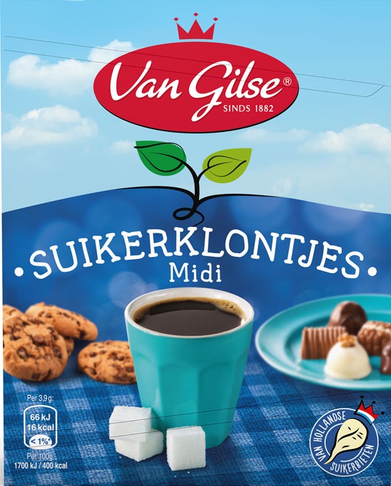 Suikerklontjes Midi van Gilse 750g Suikerklontjes Midi van Gilse 750g