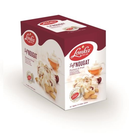 Lonka Vruchten/Pinda Nougat 12g Lonka Vruchten/Pinda Nougat 12g