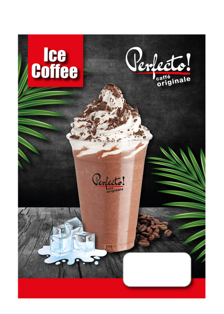 Tafelkaart Perfecto Ice Coffee A6