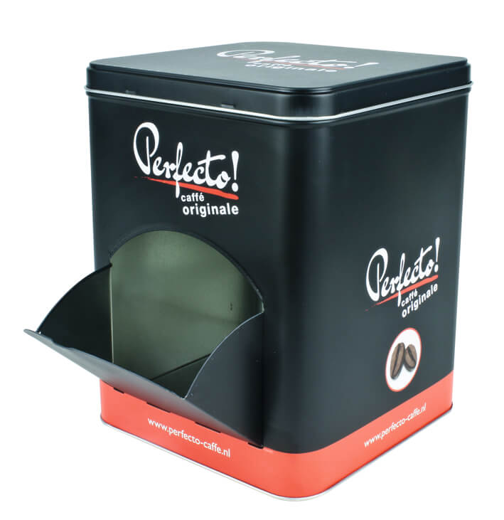 Perfecto Uitgifteblik met klep Perfecto Uitgifteblik met klep