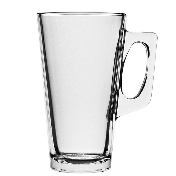Latte Macchiato glas met oor 38cl