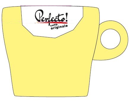 Gino Koffiekop 18cl Geel Gino Koffiekop 18cl Geel