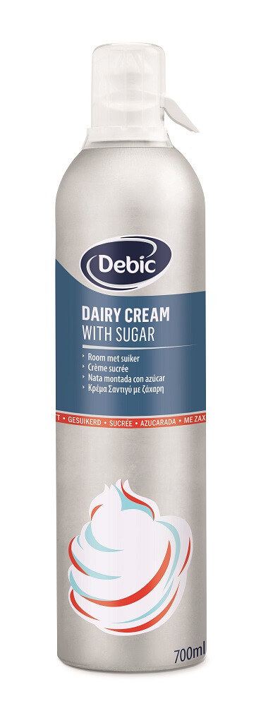 Spuitbus Slagroom Debic 700ml