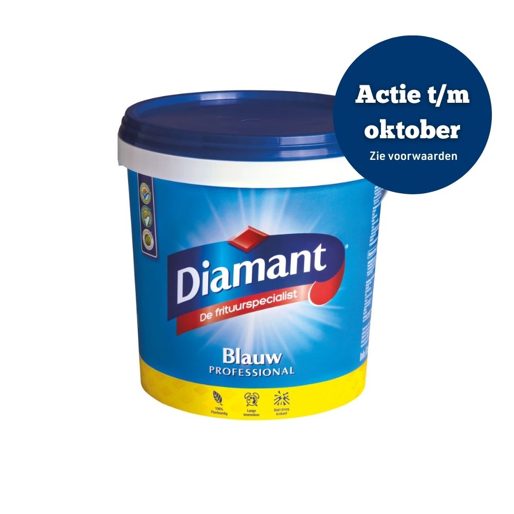 Diamant Frituurvet Vloeib Blauw 10L