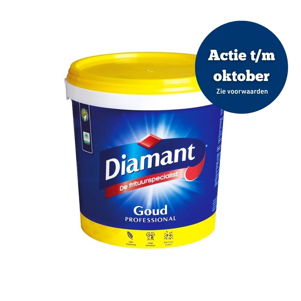 Diamant Frituurvet Vloeib Goud 10L Diamant Frituurvet Vloeib Goud 10L