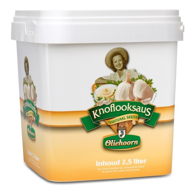 Oliehoorn Knoflooksaus 2,5L