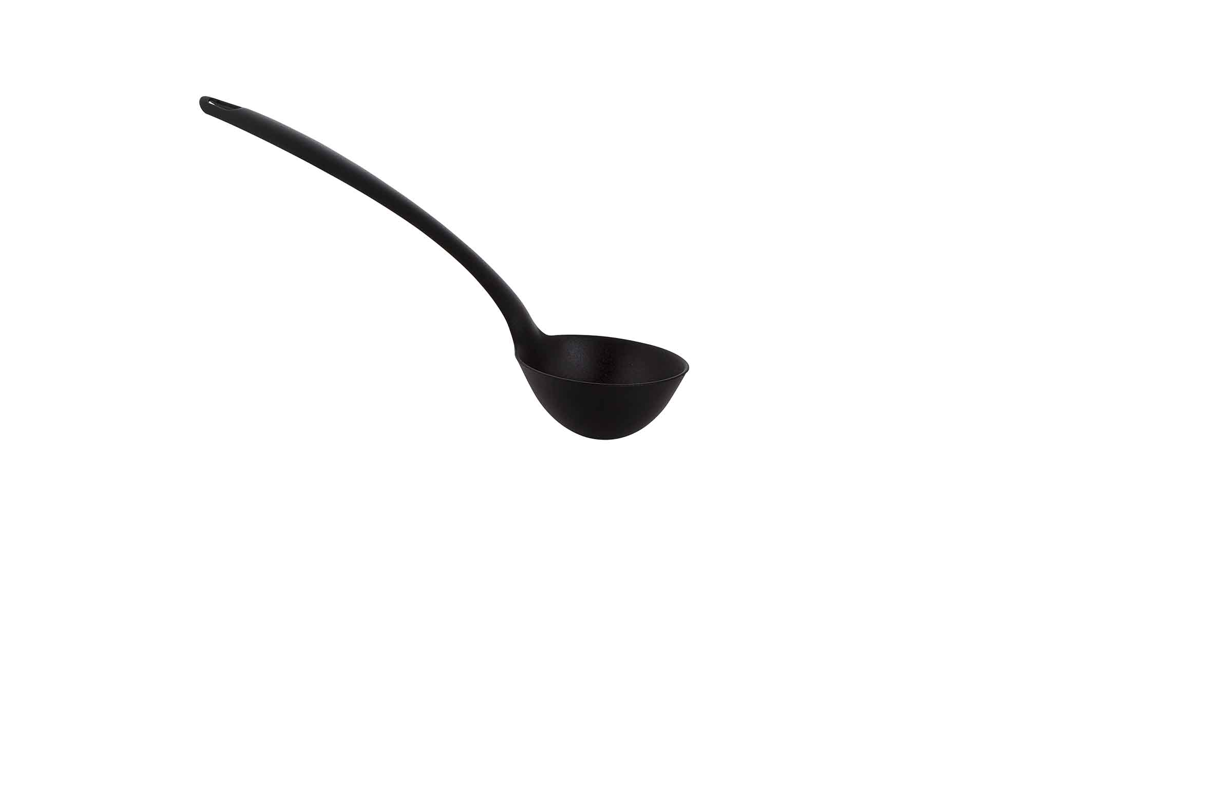 Basic Nylon Soeplepel 32cm Zwart