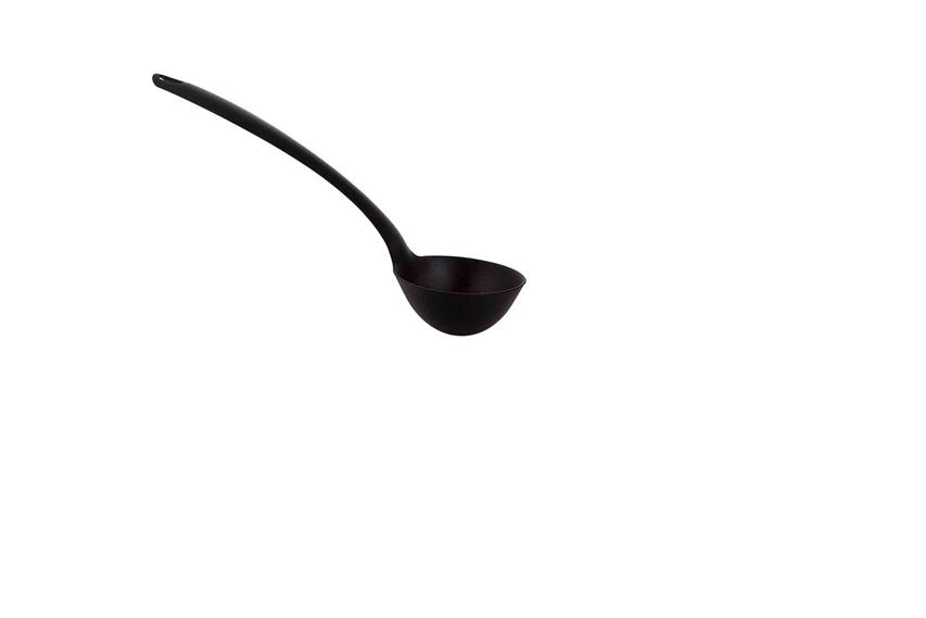 Basic Nylon Soeplepel 32cm Zwart