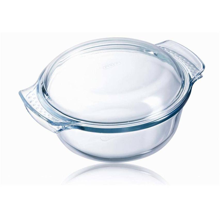 Schaal 2,1L m/Deksel EasyGrip Pyrex