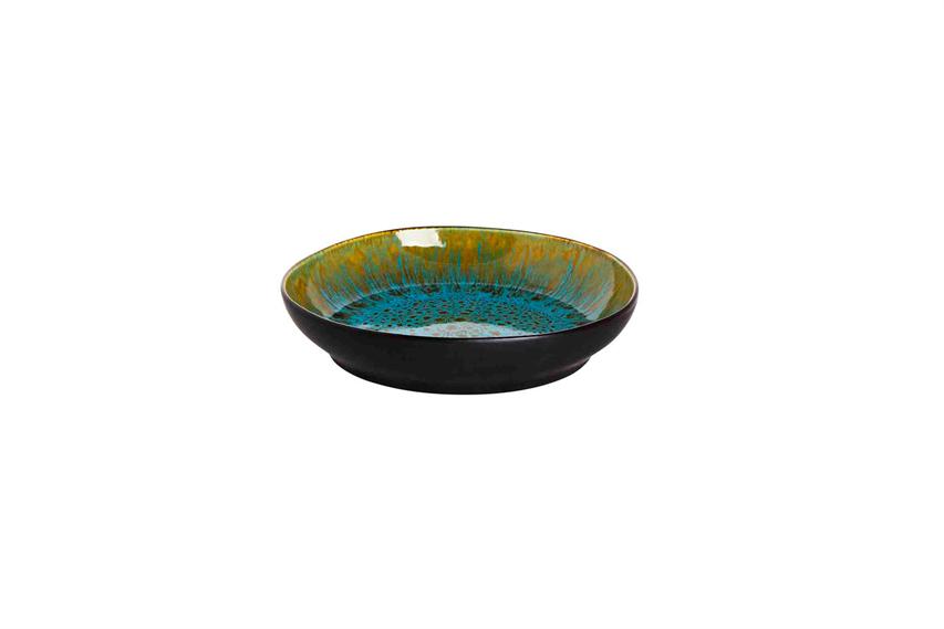 Lotus Bord pasta 21cm turquoise