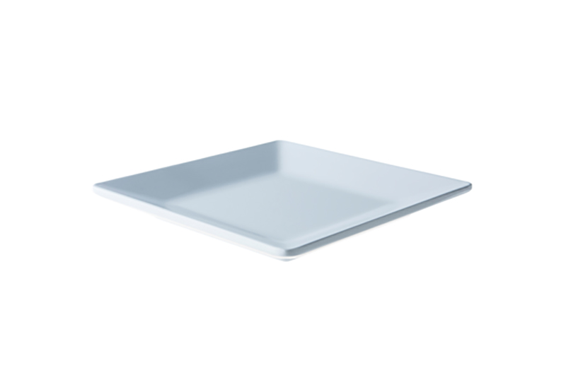 Bord 18,5x2,5cm Wit Melamine