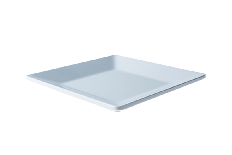 Bord 21cm 2,6cmHoog Wit Melamine Bord 21cm 2,6cmHoog Wit Melamine