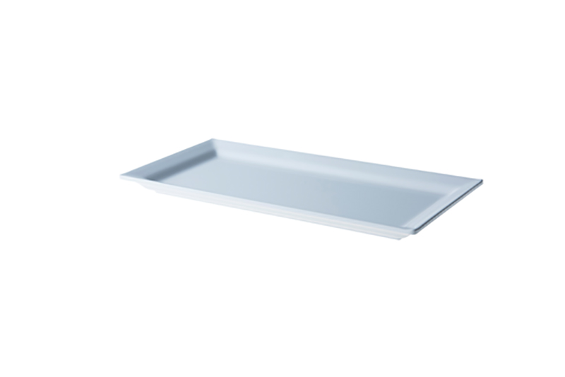 Bord sushi 35,5x18cm Wit Melamine Bord sushi 35,5x18cm Wit Melamine