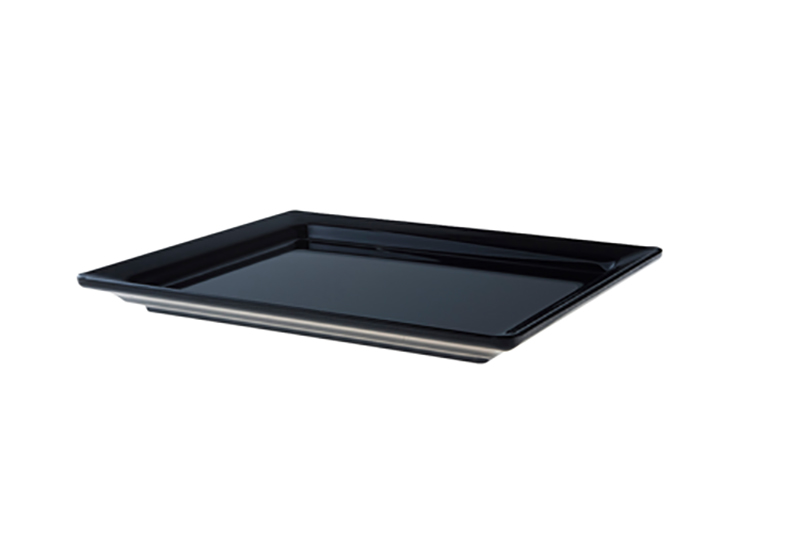 Schaal Plat GN 1/2 Zwart Melamine Schaal Plat GN 1/2 Zwart Melamine