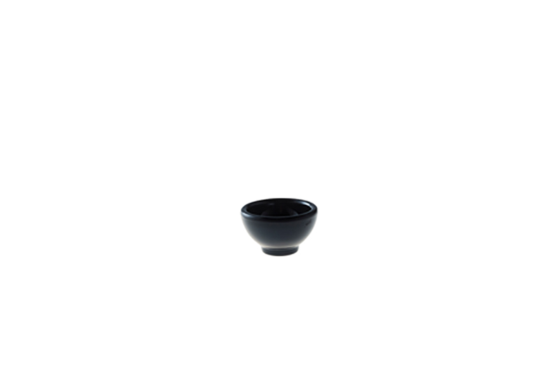 Kom 6cm 3,5cm Hoog Zwart Melamine Kom 6cm 3,5cm Hoog Zwart Melamine