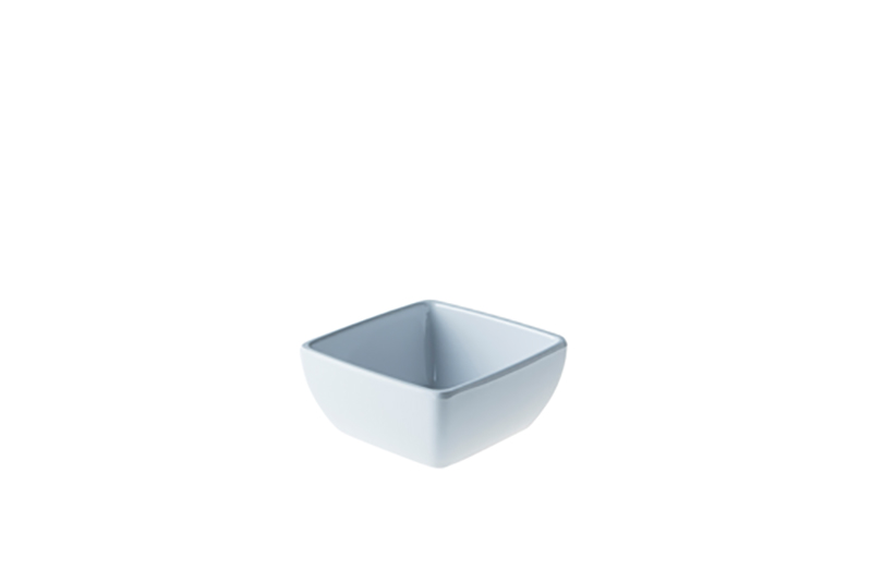 Schaal 9x3,5cm Wit Melamine