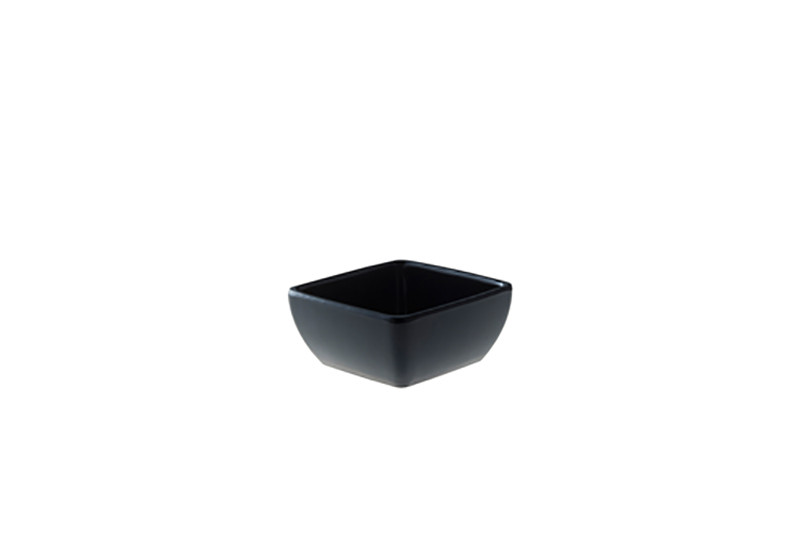 Schaal 9x3,5cm Zwart Melamine