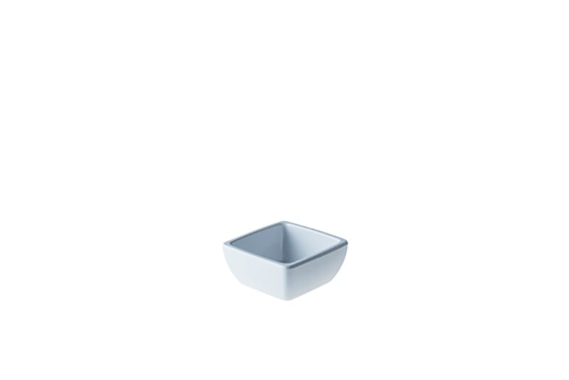 Schaal 6x3,5cm Wit Melamine