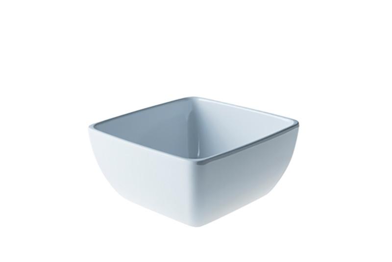 Schaal 15cm 7cmHoog Wit Melamine