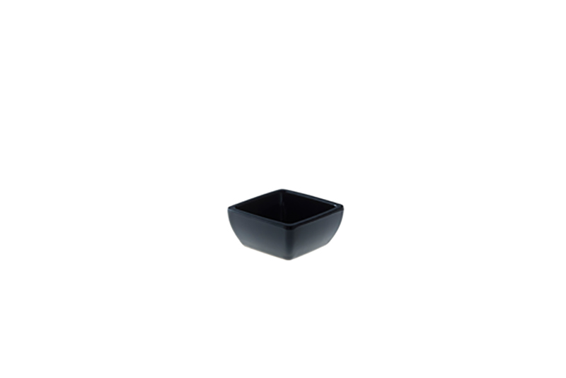 Schaal 6cm Zwart Melamine Schaal 6cm Zwart Melamine