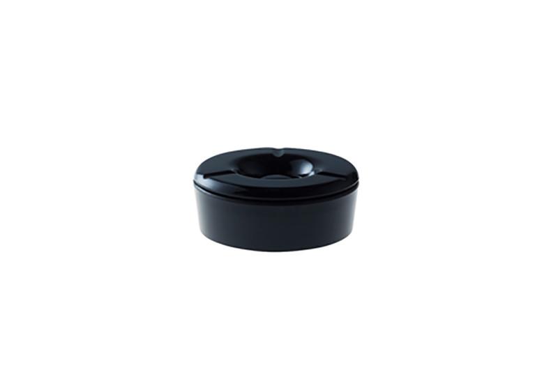 Terras asBak 11,5cm Zwart Melamine
