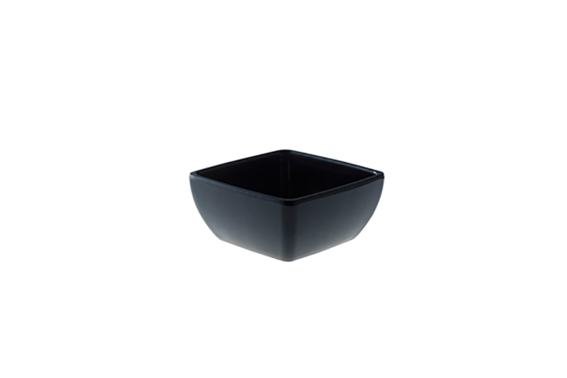 Schaal 10cm Zwart Melamine Schaal 10cm Zwart Melamine