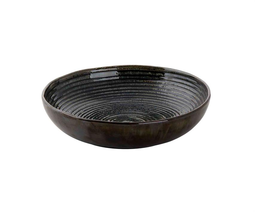 Metallic Bord Diep 22cm Coupe groen