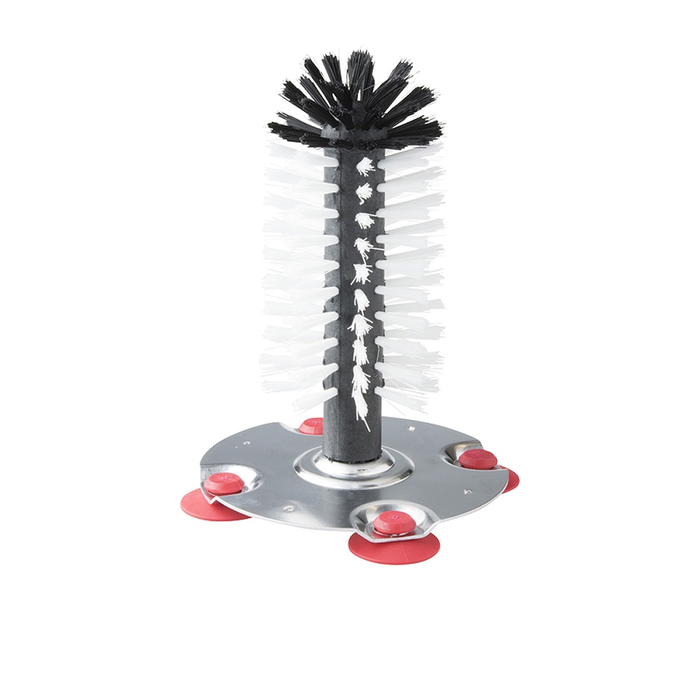 Spoelborstel enkel met alumin voet