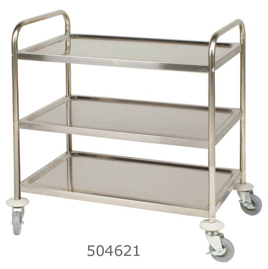 Serveerwagen 99x55,5cm 3 bladen Serveerwagen 99x55,5cm 3 bladen