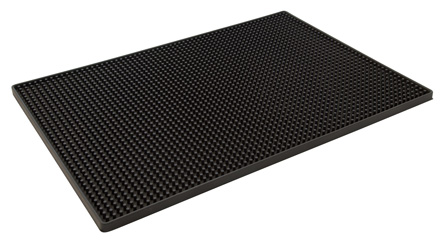 Barmat 45x30cm Zwart rubber Barmat 45x30cm Zwart rubber