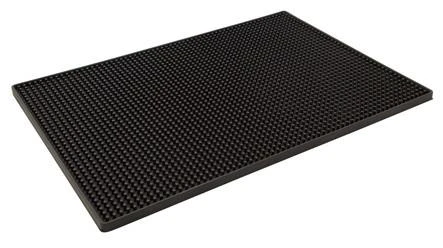 Barmat 45x30cm Zwart rubber Barmat 45x30cm Zwart rubber