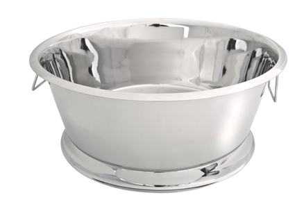 Wijnkoeler 55cm bowl RVS enkelw Por