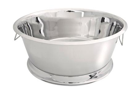 Wijnkoeler 55cm bowl RVS enkelw Por