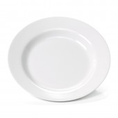 Bord diep 23 cm wit